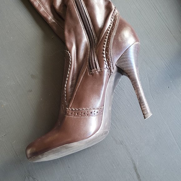 Guess by Marciano Vegan Leather Stiletto Boots - Picture 6 of 8